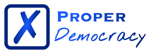 Proper Democracy logo